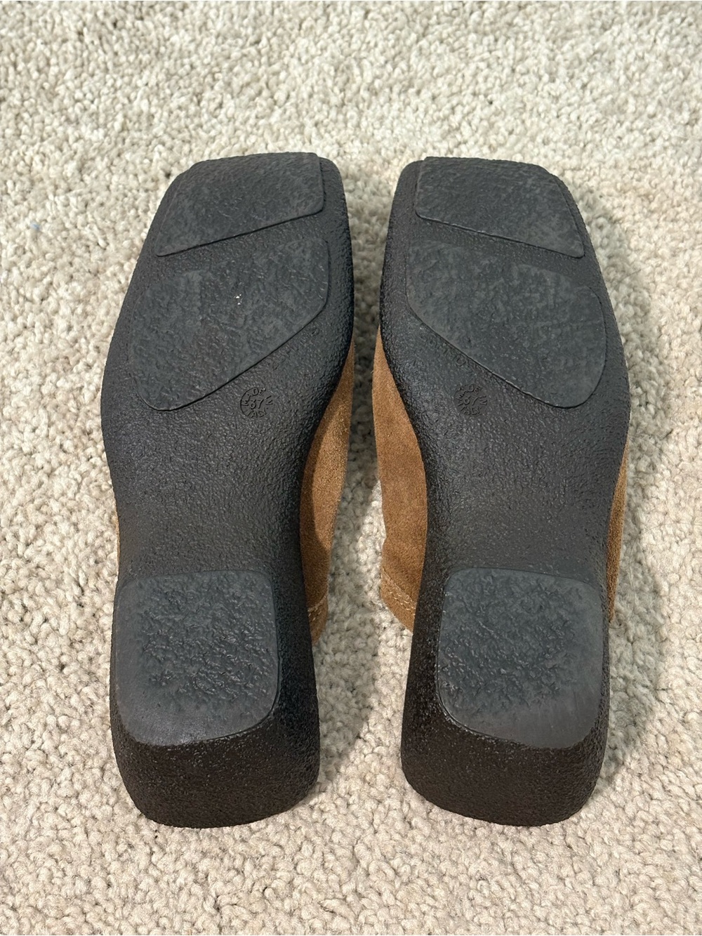 Luichiny Made in Italy Brown Suede Slip-On Mules Size 37 Retro Boho Platform - Picture 10 of 11